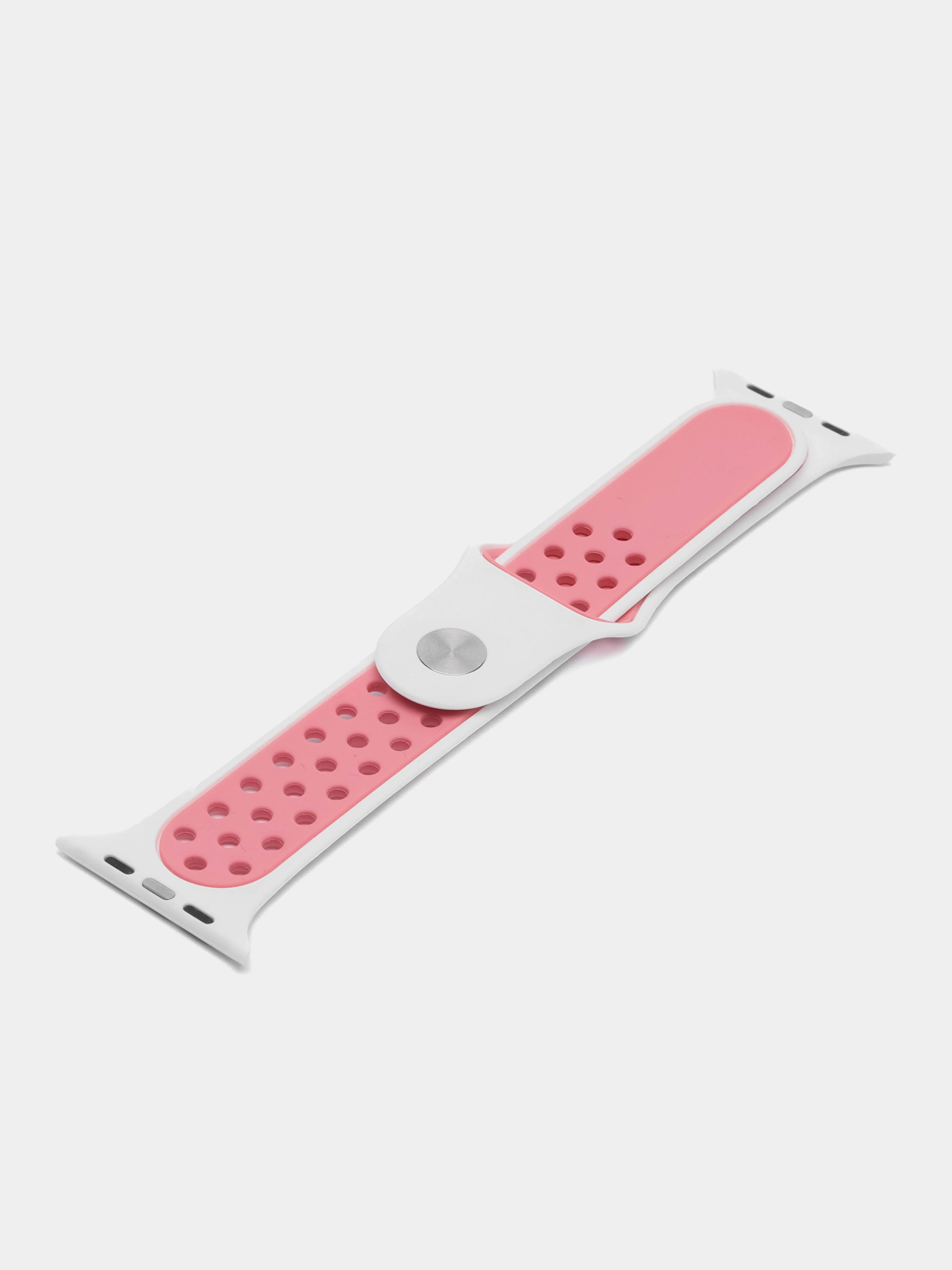 Алый силиконовый ремешок для часов Apple Watch 1-7, SE
