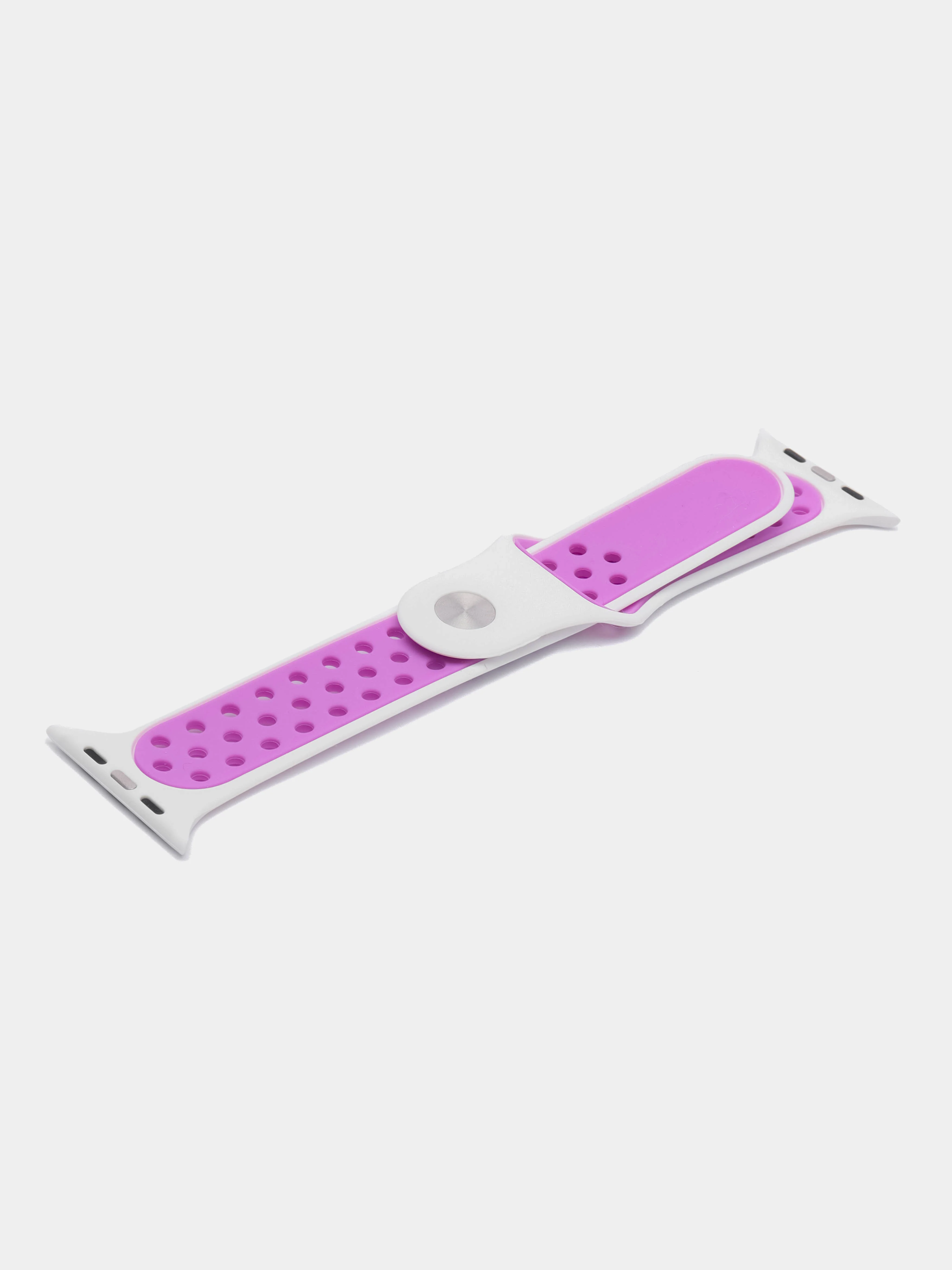 Белый силиконовый ремешок для часов Apple Watch 1-7, SE