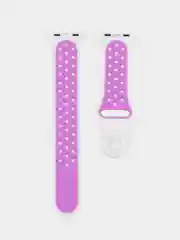 Белый силиконовый ремешок для часов Apple Watch 1-7, SE