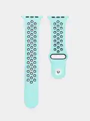 Бирюзовый силиконовый ремешок для часов Apple Watch 1-7, SE