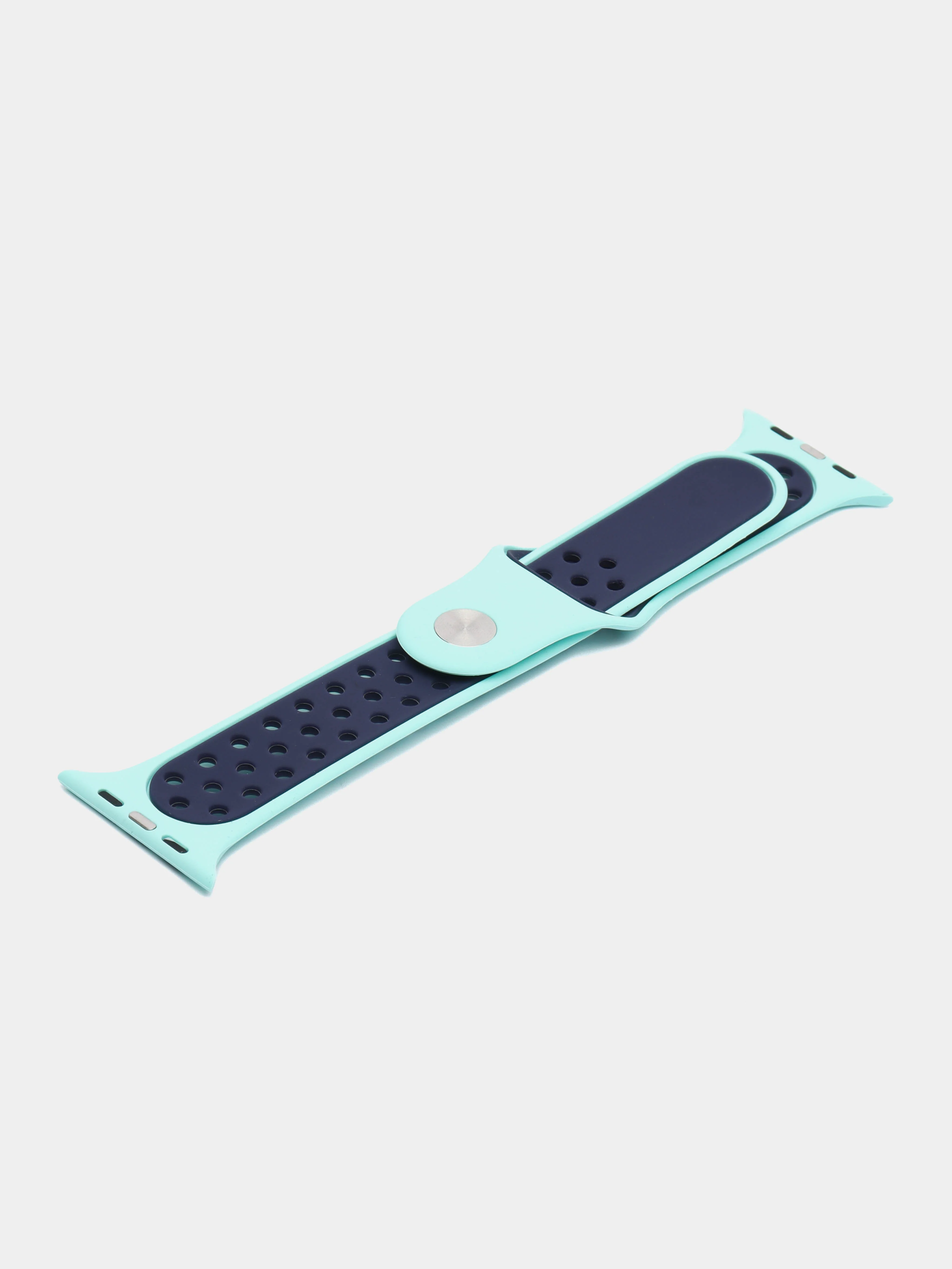 Бирюзовый силиконовый ремешок для часов Apple Watch 1-7, SE