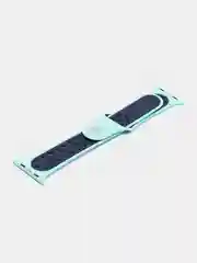 Бирюзовый силиконовый ремешок для часов Apple Watch 1-7, SE