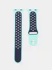 Бирюзовый силиконовый ремешок для часов Apple Watch 1-7, SE