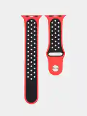 Красный силиконовый ремешок для часов Apple Watch 1-7, SE