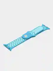 Лазурный силиконовый ремешок для часов Apple Watch 1-7, SE