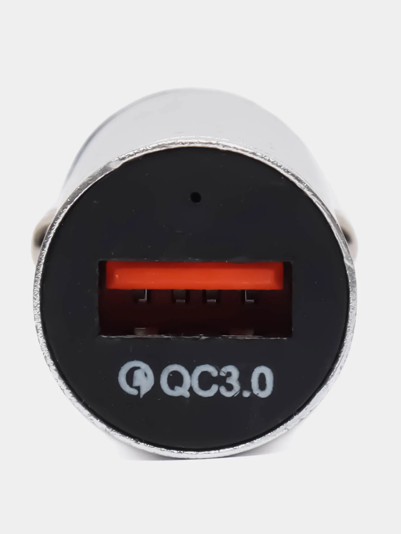 Золотой автомобильное зарядное устройство с быстрой зарядкой QC 3.0