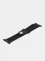 Черный силиконовый ремешок для часов Apple Watch 1-7, SE