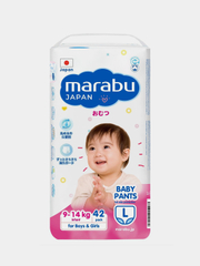 Трусики-подгузники Marabu L 9-14 кг, 42 штуки
