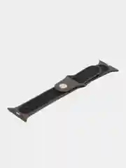 Хром силиконовый ремешок для часов Apple Watch 1-7, SE