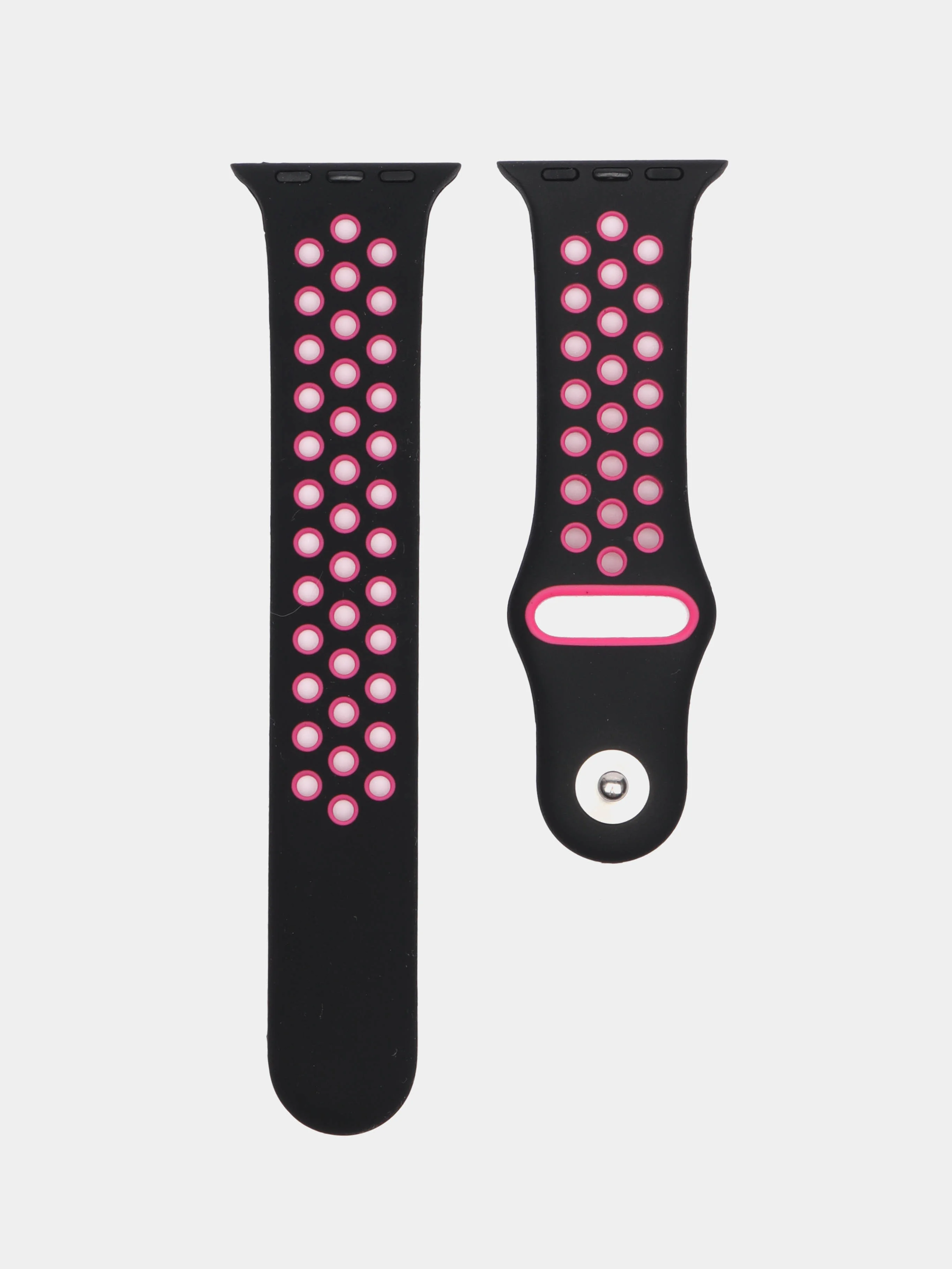 Фуксия силиконовый ремешок для часов Apple Watch 1-7, SE