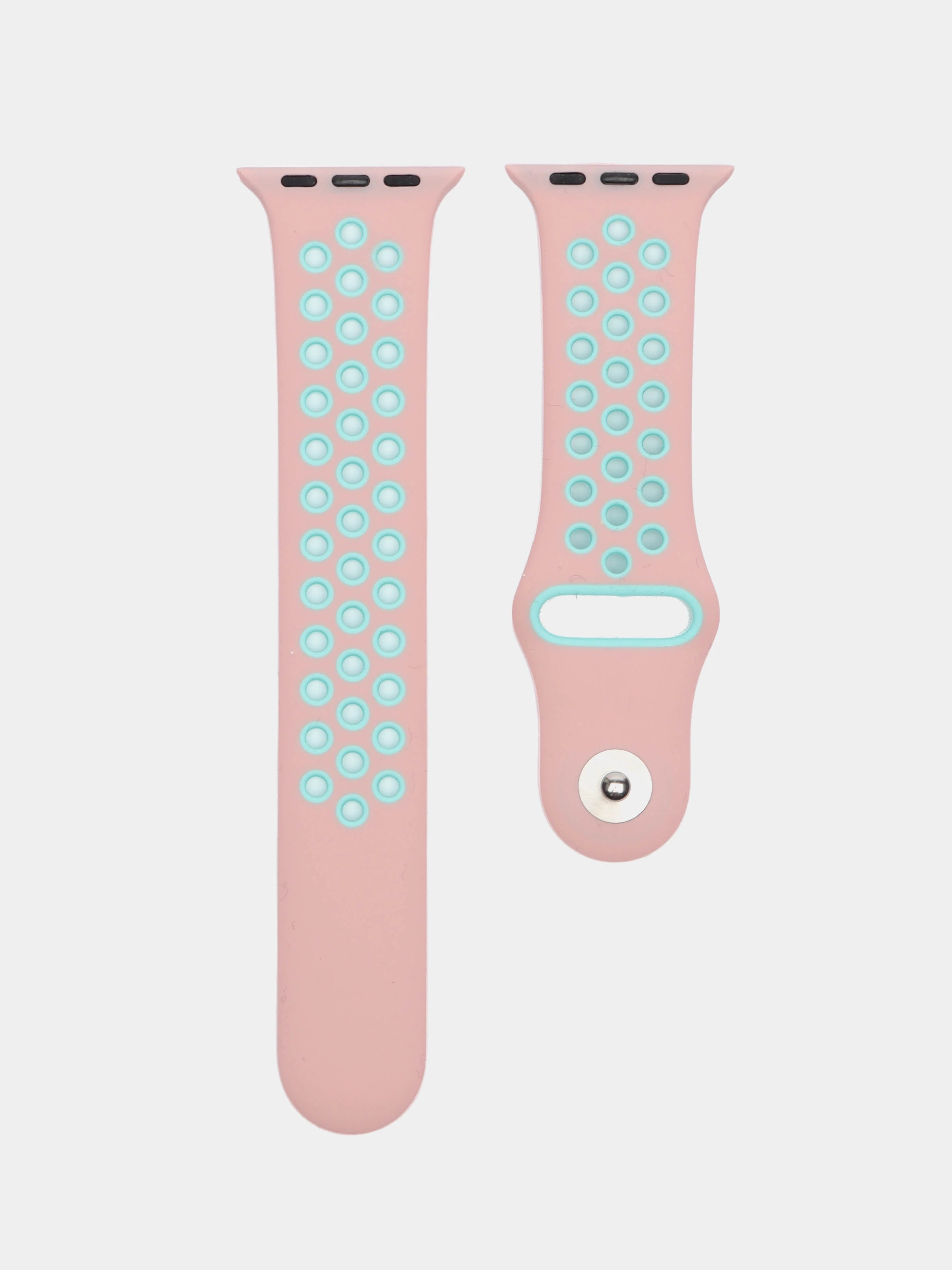 Розовый силиконовый ремешок для часов Apple Watch 1-7, SE