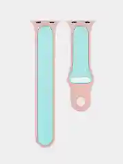 Розовый силиконовый ремешок для часов Apple Watch 1-7, SE