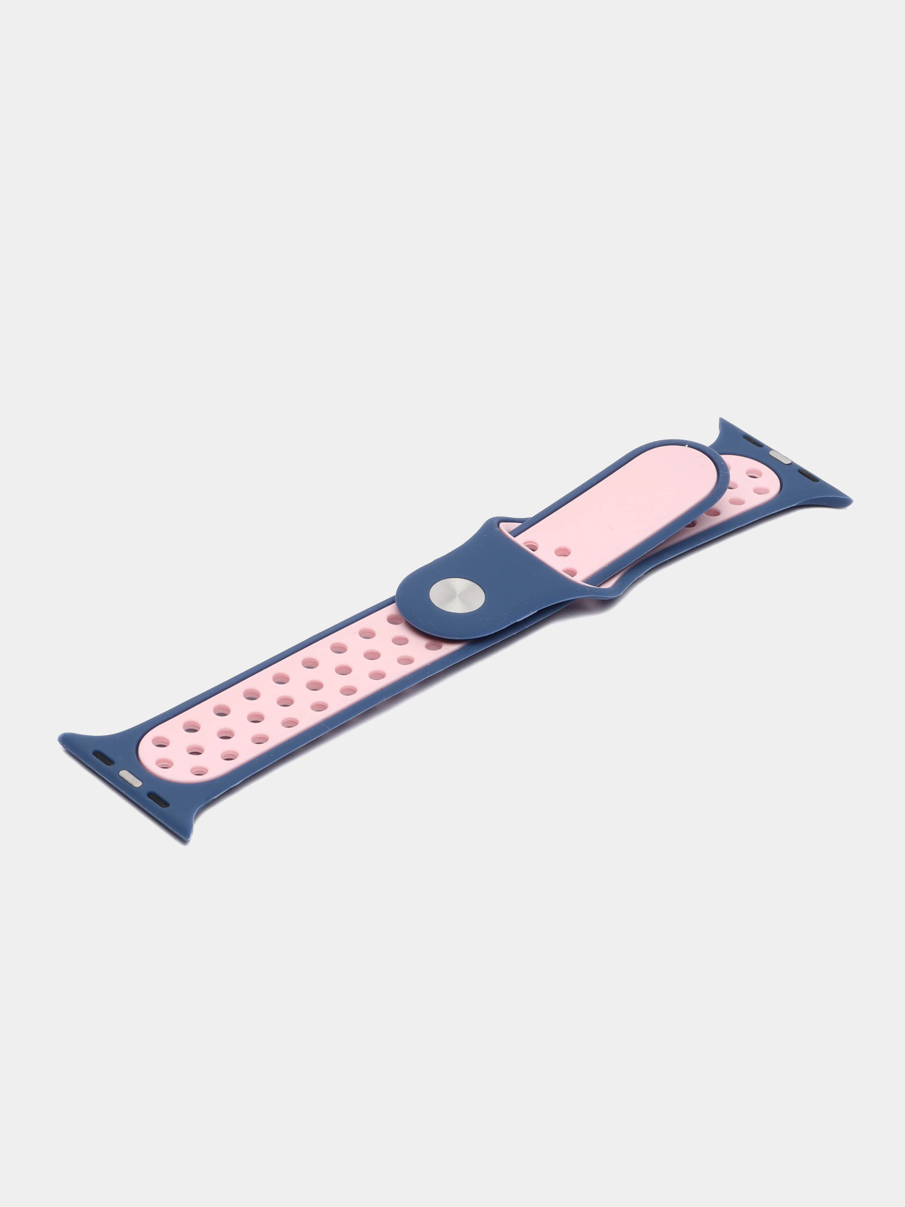 Синий силиконовый ремешок для часов Apple Watch 1-7, SE