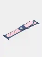 Синий силиконовый ремешок для часов Apple Watch 1-7, SE