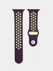 Тёмно-бордовый силиконовый ремешок для часов Apple Watch 1-7, SE
