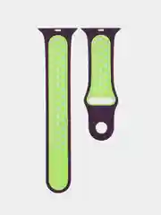 Тёмно-бордовый силиконовый ремешок для часов Apple Watch 1-7, SE