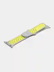 Тёмно-серый силиконовый ремешок для часов Apple Watch 1-7, SE
