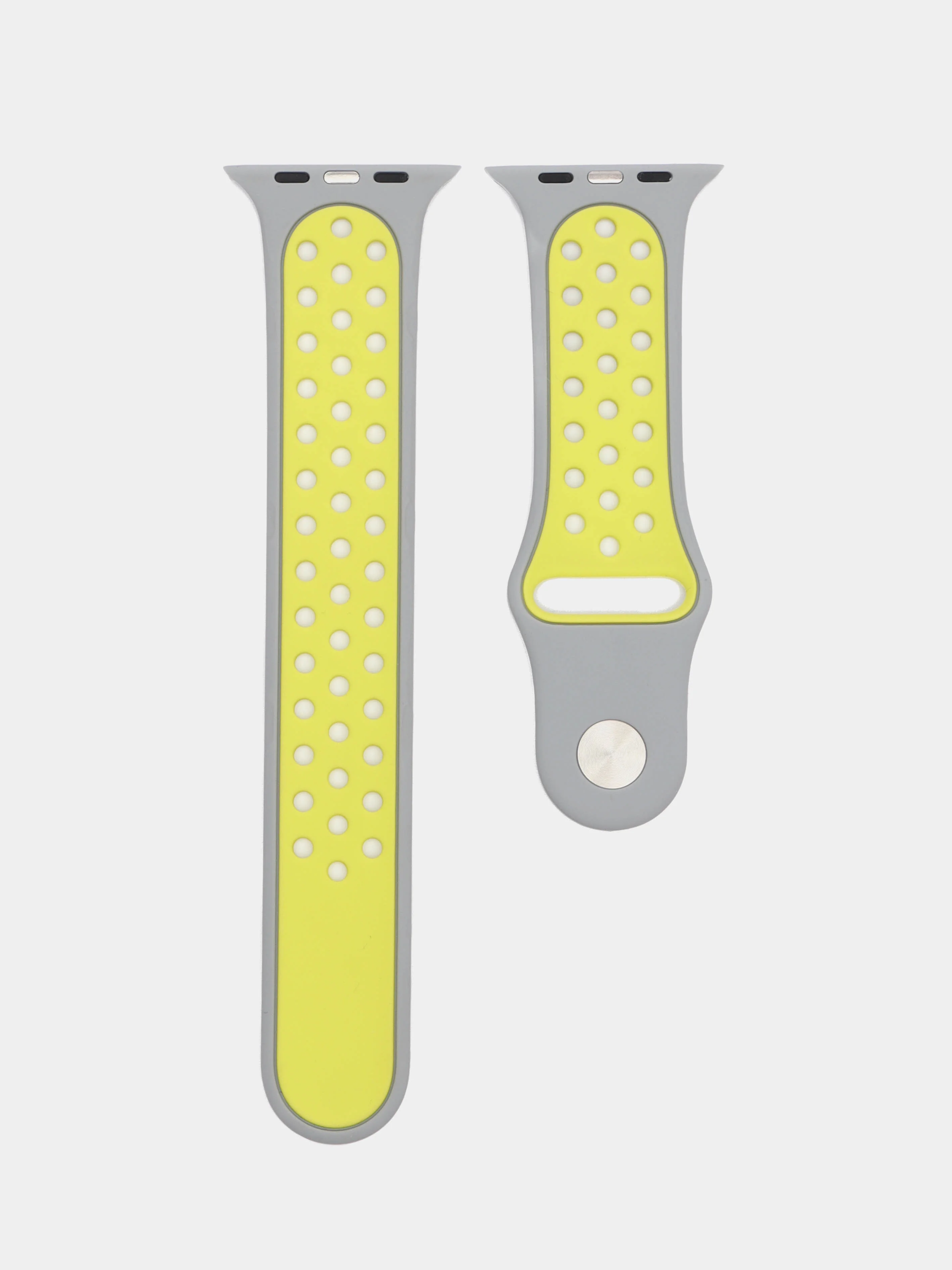 Тёмно-серый силиконовый ремешок для часов Apple Watch 1-7, SE
