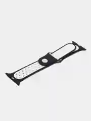 Тёмно-серый силиконовый ремешок для часов Apple Watch 1-7, SE