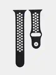Тёмно-серый силиконовый ремешок для часов Apple Watch 1-7, SE