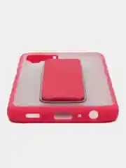 Розовый чехол-накладка с магнитным держателем для IPHONE/SAMSUNG/12M/A52/A22