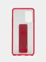 Розовый чехол-накладка с магнитным держателем для IPHONE/SAMSUNG/12M/A52