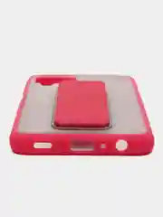 Розовый чехол-накладка с магнитным держателем для IPHONE/SAMSUNG/12M/A52/A22