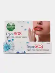 Крем-гель от герпеса ГерпеСос на губах, подсушивающий, быстрый результат