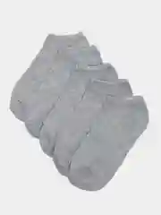 Серый женские носки короткие,5 пар(37-39)