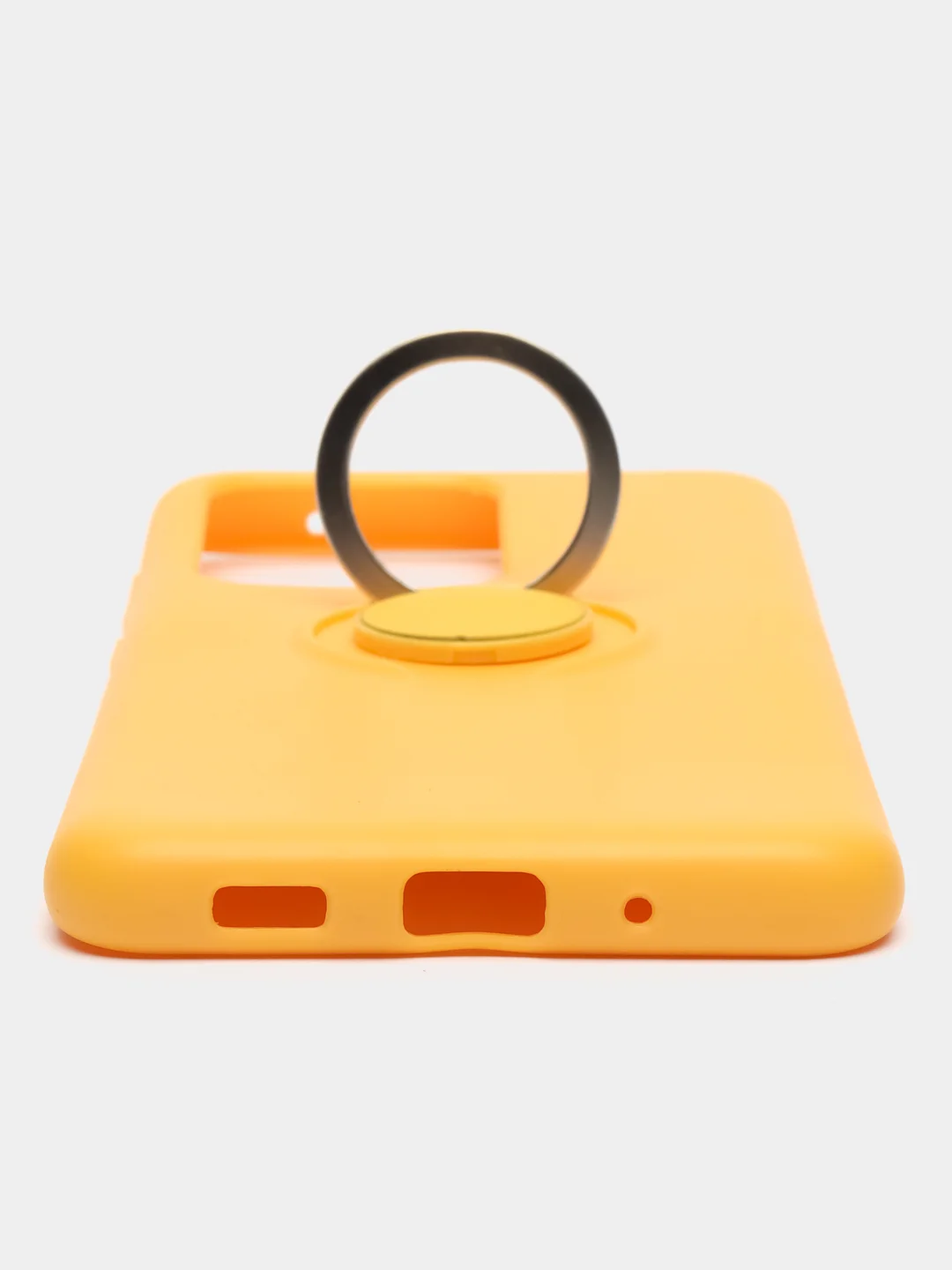 Желтый чехол накладка с кольцом RING Samsung A21/S20+/M21/A31/A21S/S11+/A41/S20/S11/NOTE10/A91