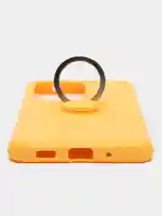 Желтый чехол накладка с кольцом RING Samsung A21/S20+/M21/A31/A21S/S11+/A41/S20/S11/NOTE10/A91