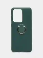 Зеленый чехол накладка с кольцом RING Samsung A21/S20+/M21/A31/A21S/S11+/A41/S20/S11/NOTE10/A91