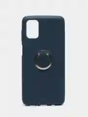 Темно-синий чехол накладка с кольцом RING Samsung A21/S20+/M21/A31/A21S/S11+/A41/S20/S11/NOTE10/A91