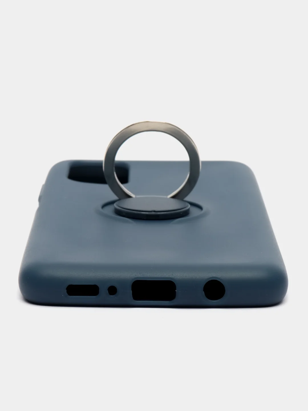 Темно-синий чехол накладка с кольцом RING Samsung A21/S20+/M21/A31/A21S/S11+/A41/S20/S11/NOTE10/A91