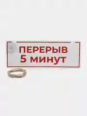 Табличка на дверь Открыто / Перерыв 5 минут