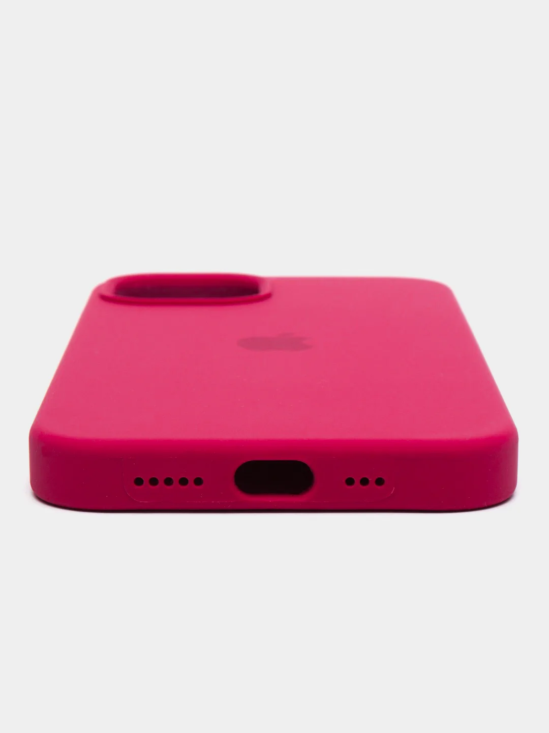 Марсала чехол Silicone Case для iPhone 14, 14 Pro, 14 Plus, 14 Pro Max, с закрытым низом