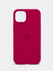 Марсала чехол Silicone Case для iPhone 14, 14 Pro, 14 Plus, 14 Pro Max, с закрытым низом