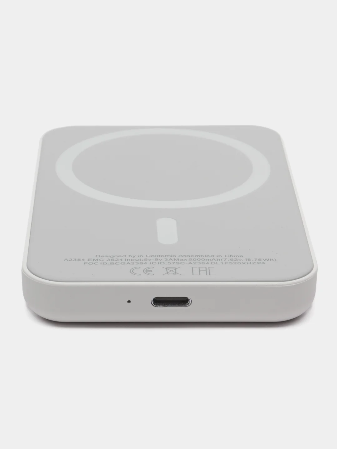 Внешний беспроводной аккумулятор MagSafe для iPhone, зарядка PowerBank 5000 mAh