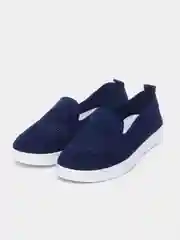 Синий слипоны женские