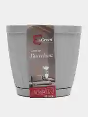 Серый горшок для цветов