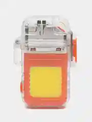 Разноцветный зажигалка электронная, с фонариком, USB