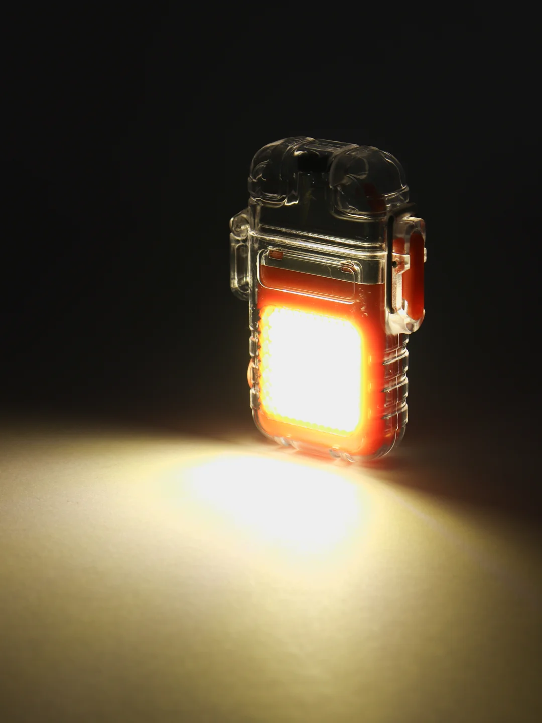 Разноцветный зажигалка электронная, с фонариком, USB