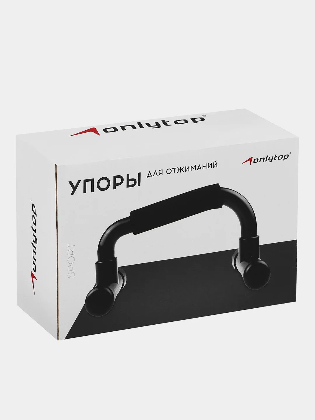 Черный упоры для отжиманий OnlyTop - комплект 2 шт 23х13,5 см