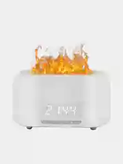 Увлажнитель воздуха с эффектом пламени 3в1 (bluetooth колонка, LED-часы, будильник)