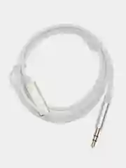 Белый кабель AUX-Type-C, 3,5mm jack, 1 м
