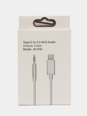 Кабель AUX-Type-C, 3,5mm jack, 1 м
