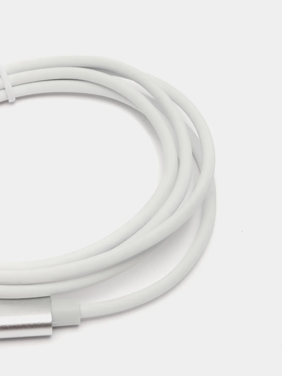 Белый кабель AUX-Type-C, 3,5mm jack, 1 м