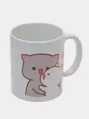 Парные кружки с принтом "Котята" для парня и девушки, муж, жена