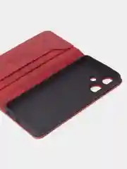Красный чехол-книжка GQ для Infinix Hot 30i из искусственной кожи