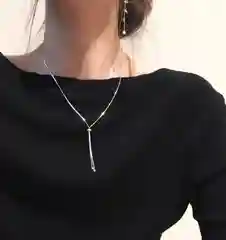 Цепочка на шею с кисточкой